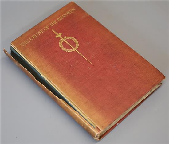 Cook, Theodore Andrea - The Cruise of the Branwen: Being a Short History of the Revival of the Olympic Games, 8vo, red cloth gilt,